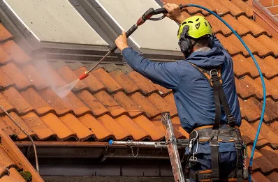 Démoussage et hydrofuge de toiture à Davayat